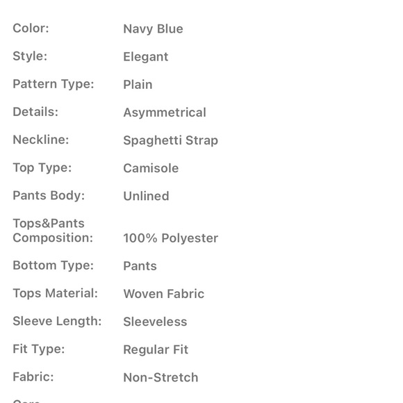 HEM CAMI TOP & FLARE LEG PANTS!💙🍍🍍🍍 - Picture 6 of 7